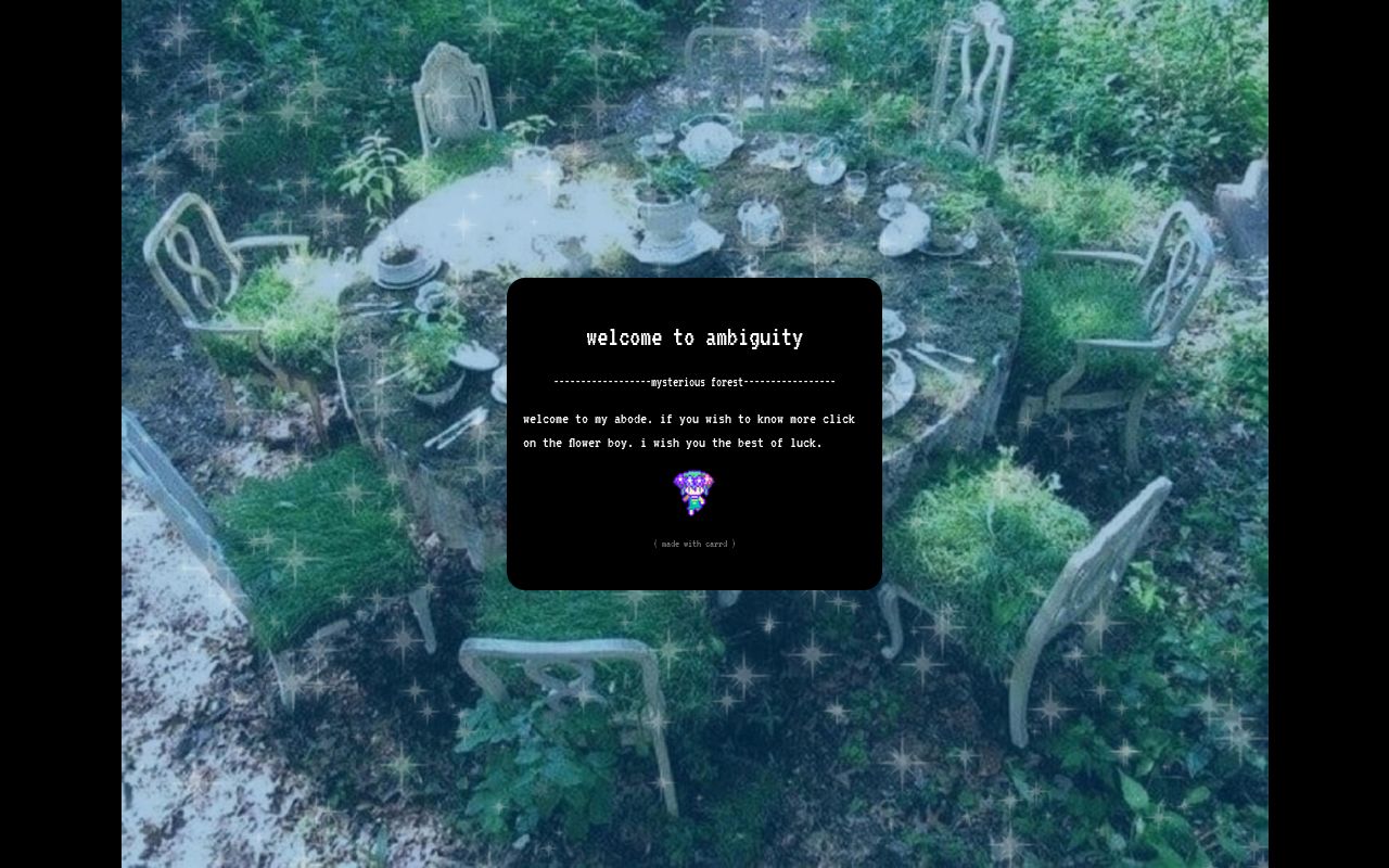 Carrd profile picture for @ambiguity
